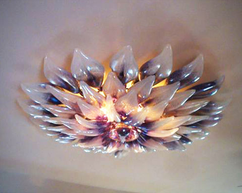 Blown Glass Chandelier | Lotus