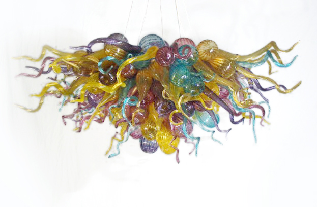 Picture of Blown Glass Chandelier | Mood Ring
