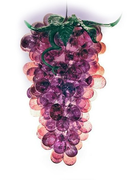 Picture of Blown Glass Chandelier | Grape Cluster