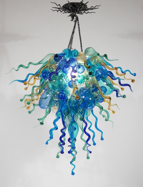 Picture of Blown Glass Chandelier 293