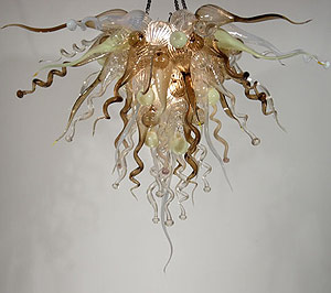 Picture of Blown Glass Chandelier 400