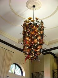Picture of Blown Glass Chandelier - Naples Bay
