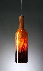 Bordeaux Hand-Blown Glass Pendant Light