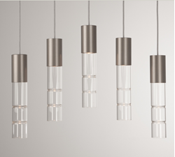 Picture of Linear Chandelier | Bamboo 5