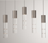 Picture of Linear Chandelier | Bamboo 5