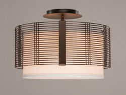 Picture of Semi-Flush Mounted Ceiling Light | Downtown Mesh