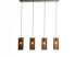 Picture of Linear Pendant Chandelier | Textured Glass | 4 pc