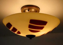Semi-Flush Mounted Ceiling Light | Craftsman