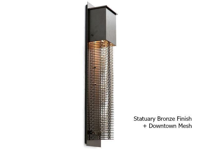 Picture of Tall Square Mesh Outdoor Cover Sconce