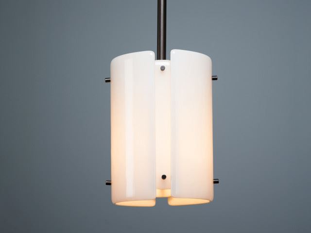 Picture of Pendant Light | Textured Glass | 8"