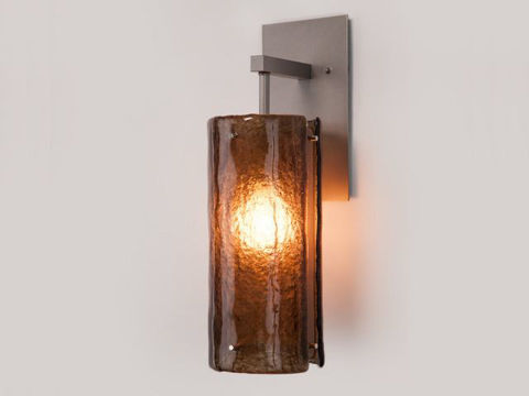 Wall Sconce | Textured Glass | 18"