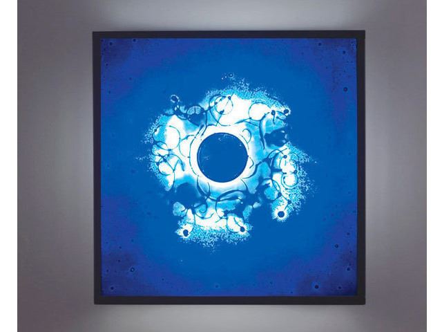 Picture of Wall Sconce | Big Wired Blue Fluorescent