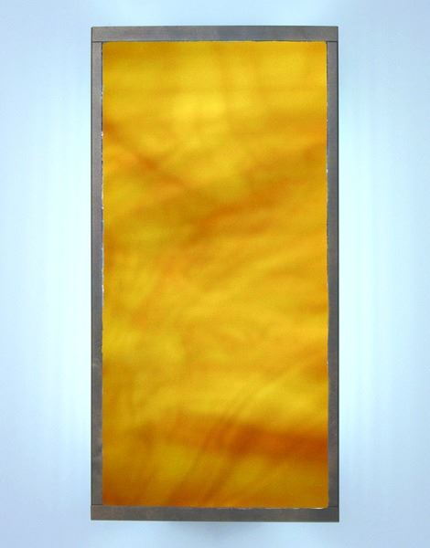 Picture of Wall Sconce | Tall Raw Glass Fluorescent