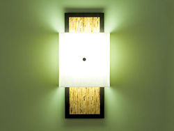 Picture of Wall Sconce | Windows White on Sorghum
