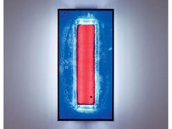Wall Sconce | Tall Red Window Blue