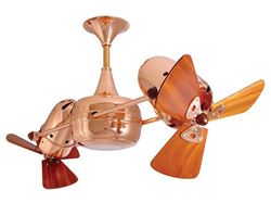 Duplo-Dinamico Ceiling Fan in Polished Copper