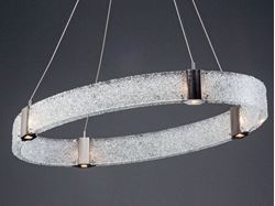 Parallel Collection Oval Chandelier