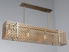 Picture of Linear Chandelier | Tweed Mesh | 45"