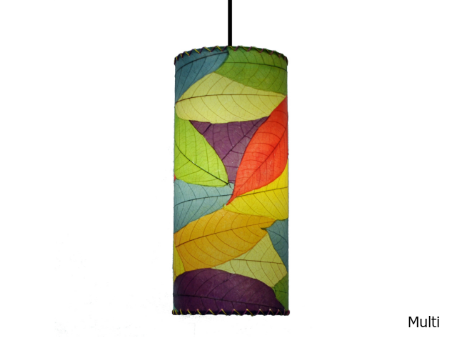 Picture of Pendant Light | Cocoa Leaf | Cylinder