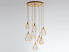 Picture of Dining Room Chandelier | Hedra Round Waterfall