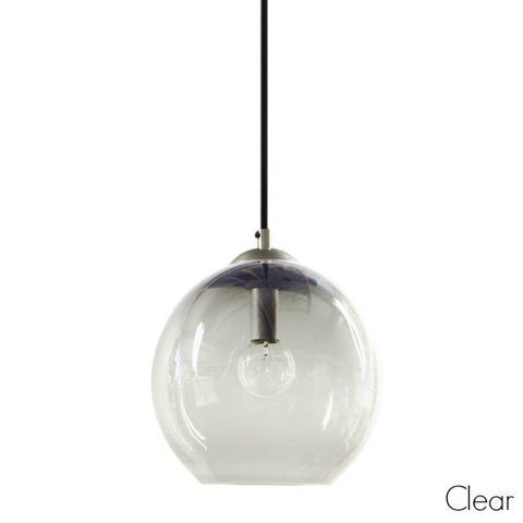Blown Glass Pendant Light | Metro | Clear