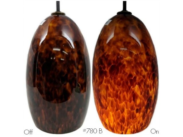 Picture of Blown Glass Pendant Light | Campfire