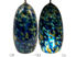 Picture of Blown Glass Pendant Light | Blue Leopard
