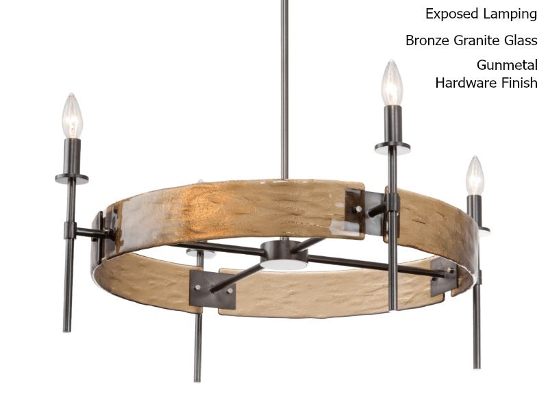 Picture of Ring Chandelier | Carlyle Torchlight