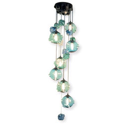 Picture of Blown Glass Chandelier | Meteor Shower