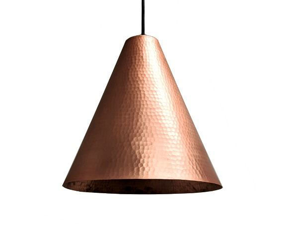 SoLuna Copper Lights | Cone Pendant Light | Matte Copper