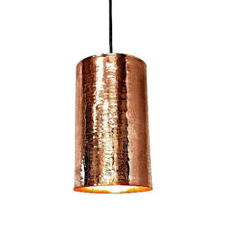 SoLuna Copper Lights | Canister Pendant Light | Polished Copper