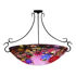 Reverse Hand Painted Chandelier | New Dawn