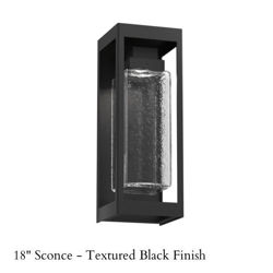 Picture of Maison Outdoor Sconce - Clear Hammered Glass