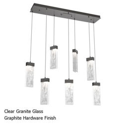 Picture of Linear Pendant Chandelier | Parallel Collection | 7
